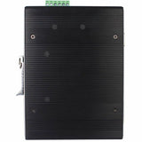 Eaton Tripp Lite Series 8-Port Managed Industrial Gigabit Ethernet Switch - Layer 2, 1 Gbps, PoE+ 30W, 4 GbE SFP Ports, -40&deg; to 75&deg;C, DIN Mount, TAA