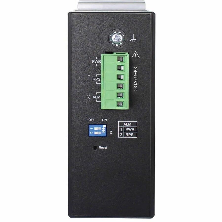 Eaton Tripp Lite Series 8-Port Managed Industrial Gigabit Ethernet Switch - Layer 2, 1 Gbps, PoE+ 30W, -40&deg; to 75&deg;C, DIN Mount, TAA