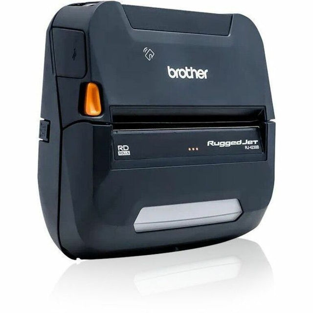 Brother RuggedJet RJ4230BL Mobile Direct Thermal Printer - Monochrome - Portable - Label/Receipt Print - USB - Serial - Bluetooth - Wireless LAN - Near Field Communication (NFC)