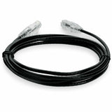 7FT BLACK CAT6 SLIM UTP PVC