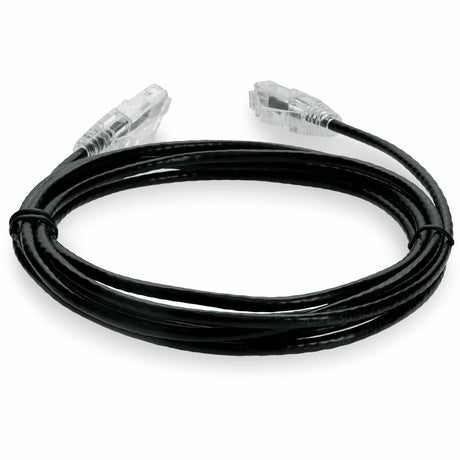 7FT BLACK CAT6 SLIM UTP PVC