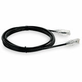 7FT BLACK CAT6 SLIM UTP PVC