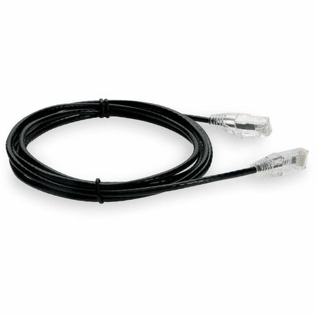 7FT BLACK CAT6 SLIM UTP PVC