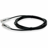 7FT BLACK CAT6 SLIM UTP PVC