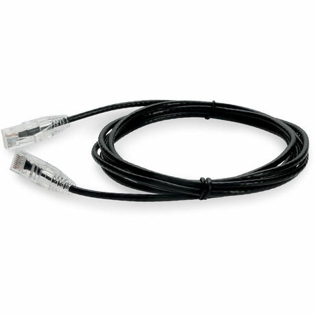 7FT BLACK CAT6 SLIM UTP PVC