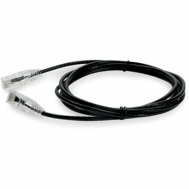 7FT BLACK CAT6 SLIM UTP PVC