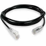 7FT BLACK CAT6 SLIM UTP PVC