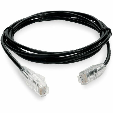 7FT BLACK CAT6 SLIM UTP PVC