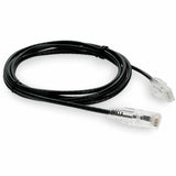 7FT BLACK CAT6 SLIM UTP PVC