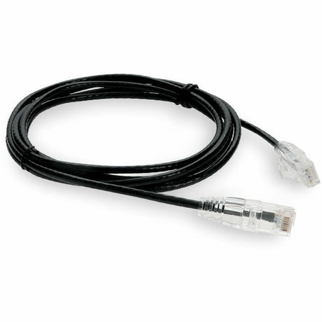 7FT BLACK CAT6 SLIM UTP PVC