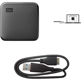 WD Elements WDBAYN0010BBK-WESN 1 TB Portable Solid State Drive - External