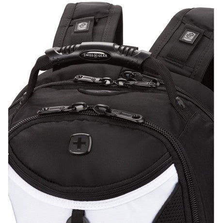 SwissGear ScanSmart 1900204418 Carrying Case (Backpack) for 17" Notebook - Black/White