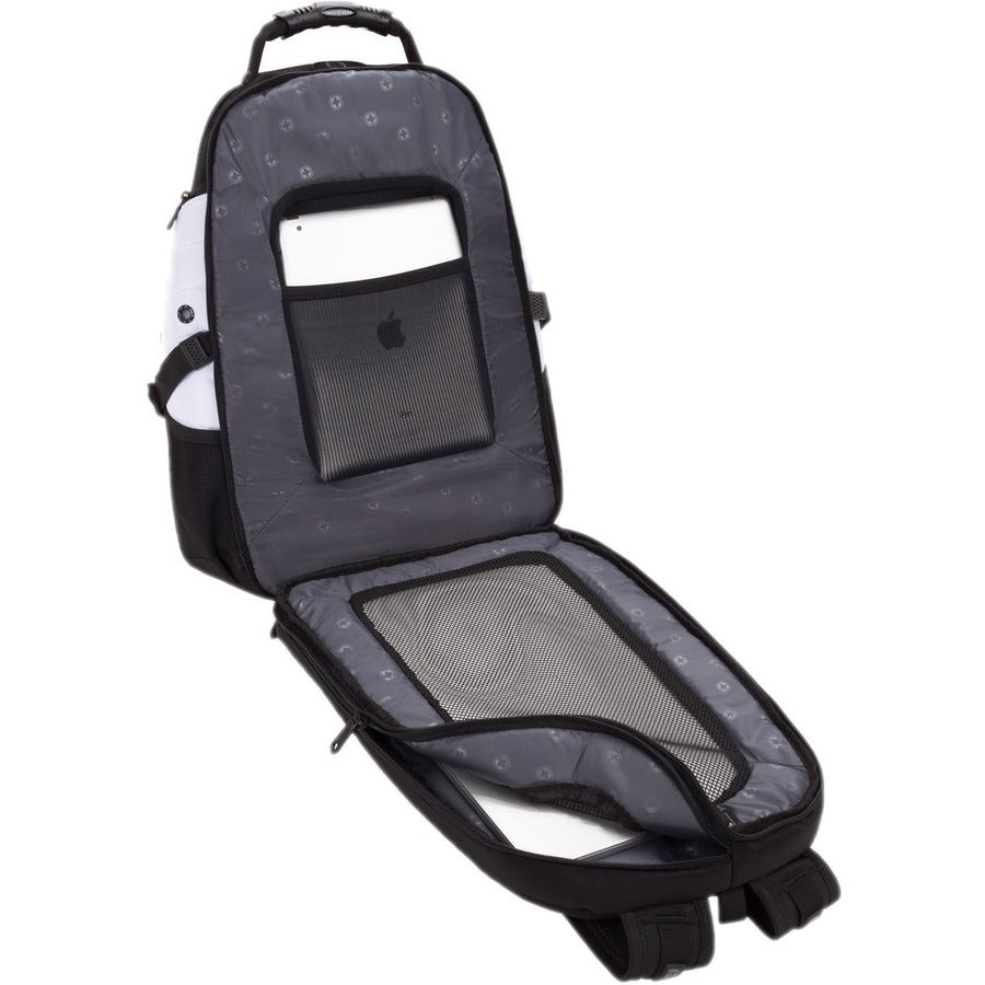 SwissGear ScanSmart 1900204418 Carrying Case (Backpack) for 17" Notebook - Black/White