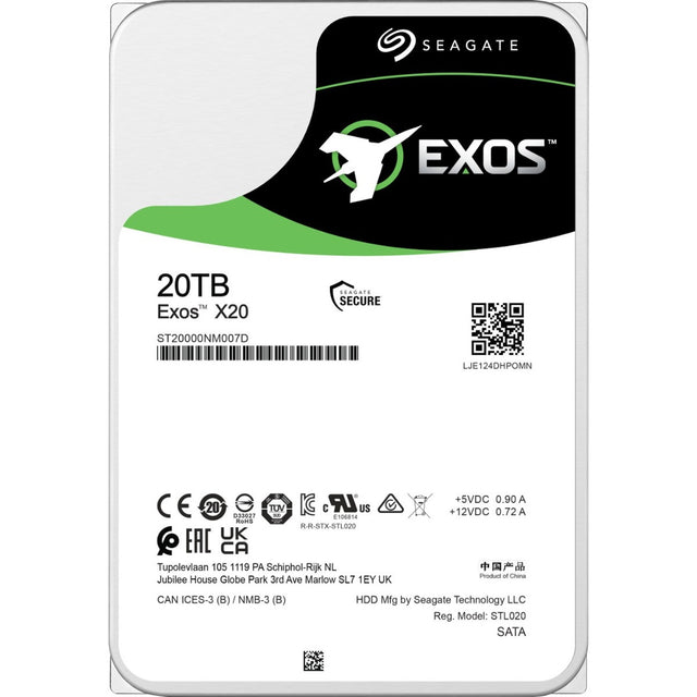 20TB EXOS X20 SATA HDD