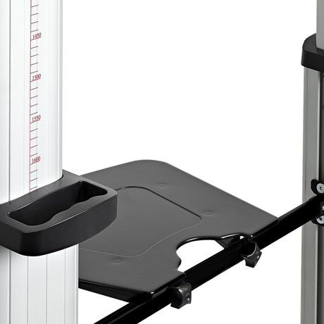 StarTech.com Dual TV Cart, 60in VESA TVs up to 50kg/110lb each, Height Adjustable Mobile Display Mount/Cart, Rolling TV Cart on Wheels