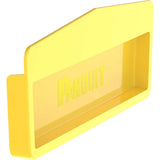 Panduit FiberRunner&reg; End Cap, 12x4, Yellow