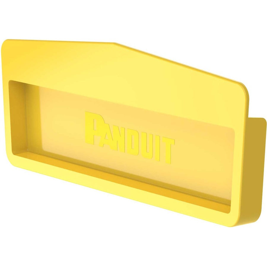 Panduit FiberRunner&reg; End Cap, 12x4, Yellow