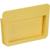 Panduit FiberRunner&reg; End Cap, 6x4, Yellow