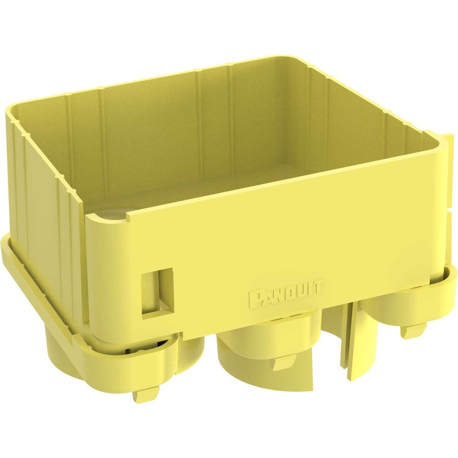 Panduit FiberRunner&reg; 2-Port Spillout, 4x4, Yellow