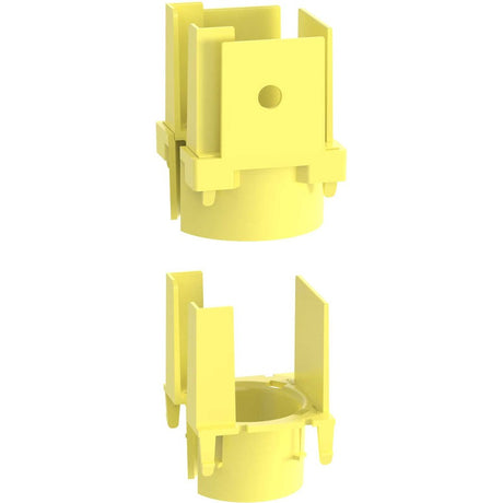 Panduit FiberRunner&reg; 1-Port Spillout, 2x2, Yellow