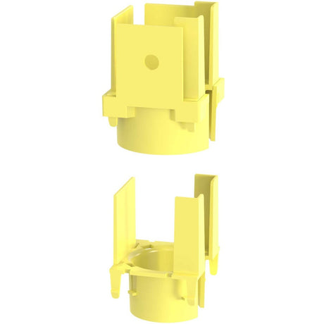 Panduit FiberRunner&reg; 1-Port Spillout, 2x2, Yellow