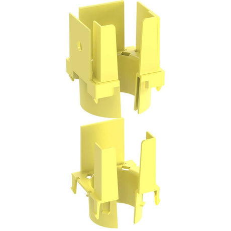 Panduit FiberRunner&reg; 1-Port Spillout, 2x2, Yellow