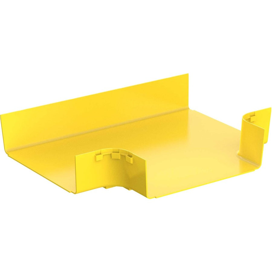 Panduit FiberRunner&reg; Horizontal Tee, 12x4, Yellow