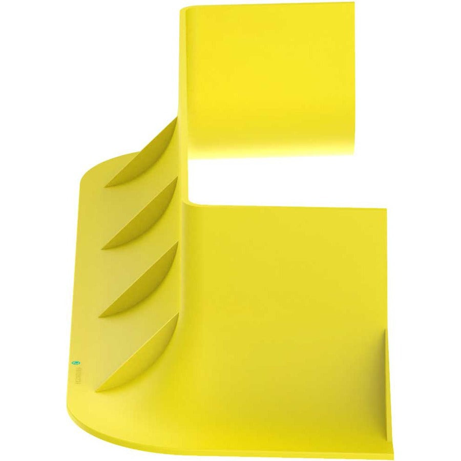 Panduit FiberRunner&reg; Bend Radius Control Trumpet, 12x4, Yellow