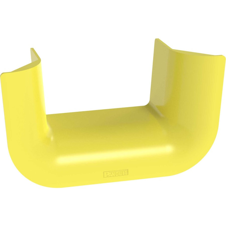 Panduit FiberRunner&reg; Bend Radius Control Trumpet, 6x4, Yellow
