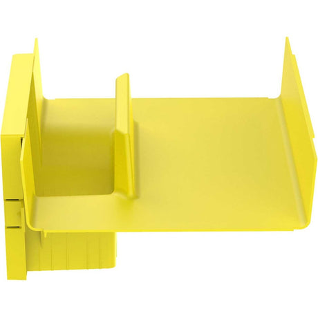 Panduit FiberRunner&reg; Vertical Tee, 90&deg;, 12x4, Yellow