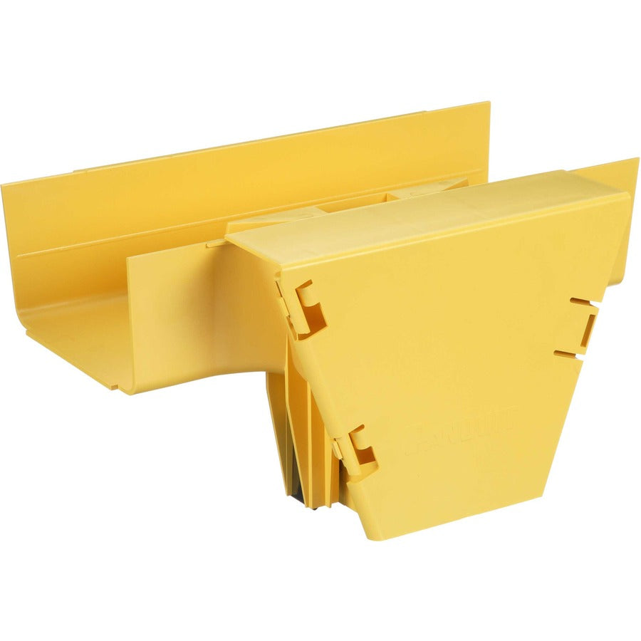 Panduit FiberRunner&reg; Vertical Tee, 90&deg;, 6x4, Yellow