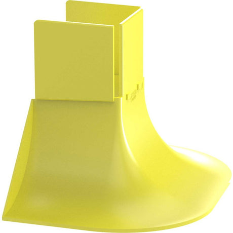 Panduit FiberRunner&reg; Bend Radius Control Trumpet, 2x2, Yellow