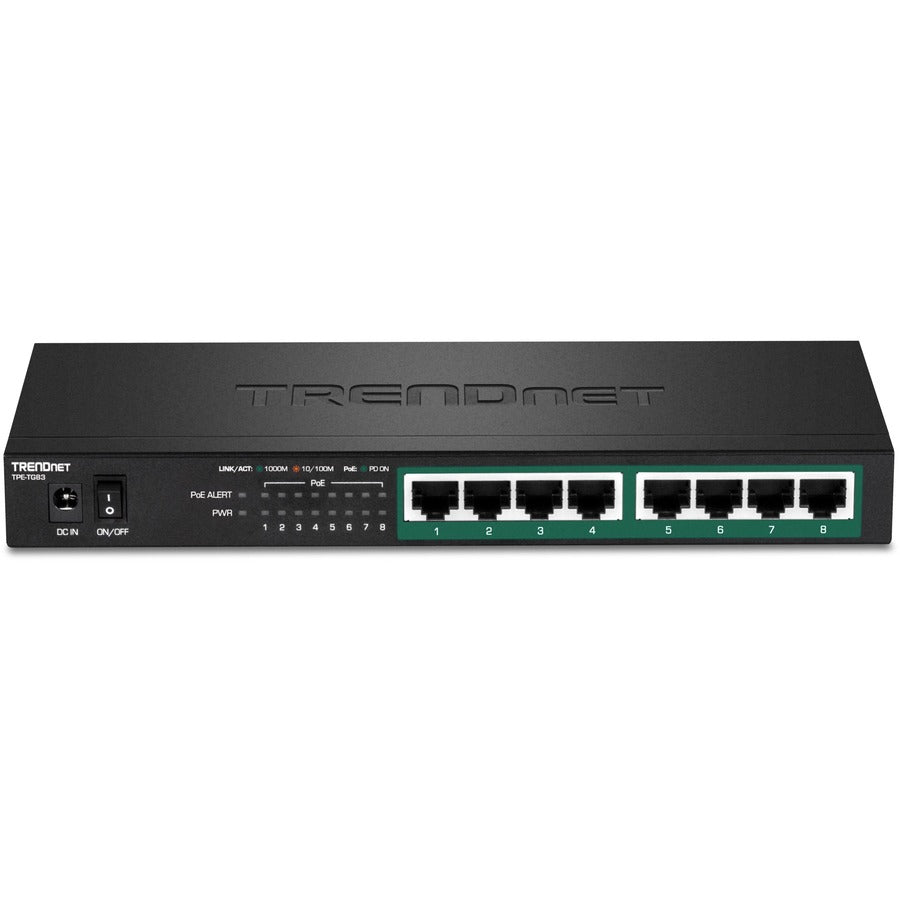 8 Port Gigabit PoE plus Switch