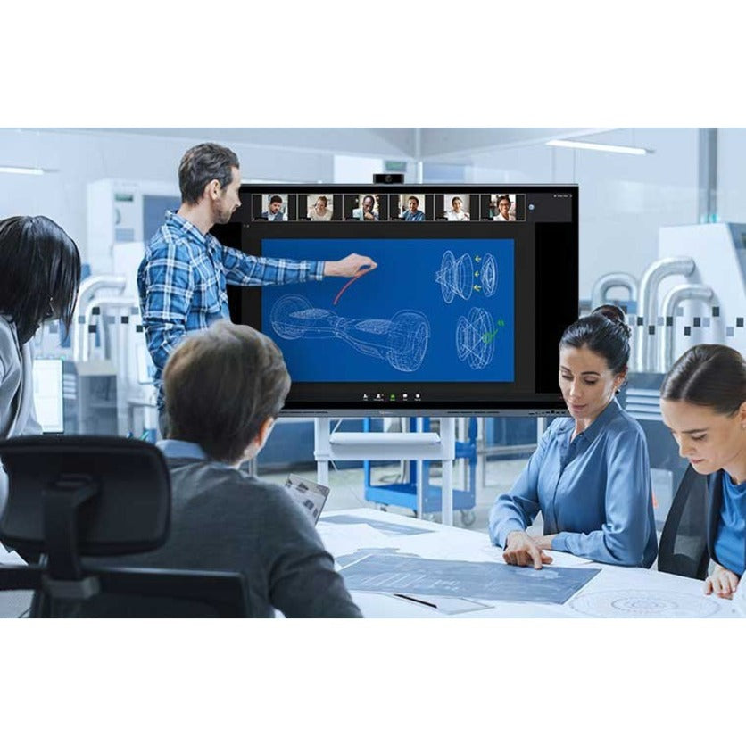 ViewSonic ViewBoard IFP8662 - 4K UHD Interactive Display with Integrated Software, 65W USB C, RJ45 - 350 cd/m2 - 86"