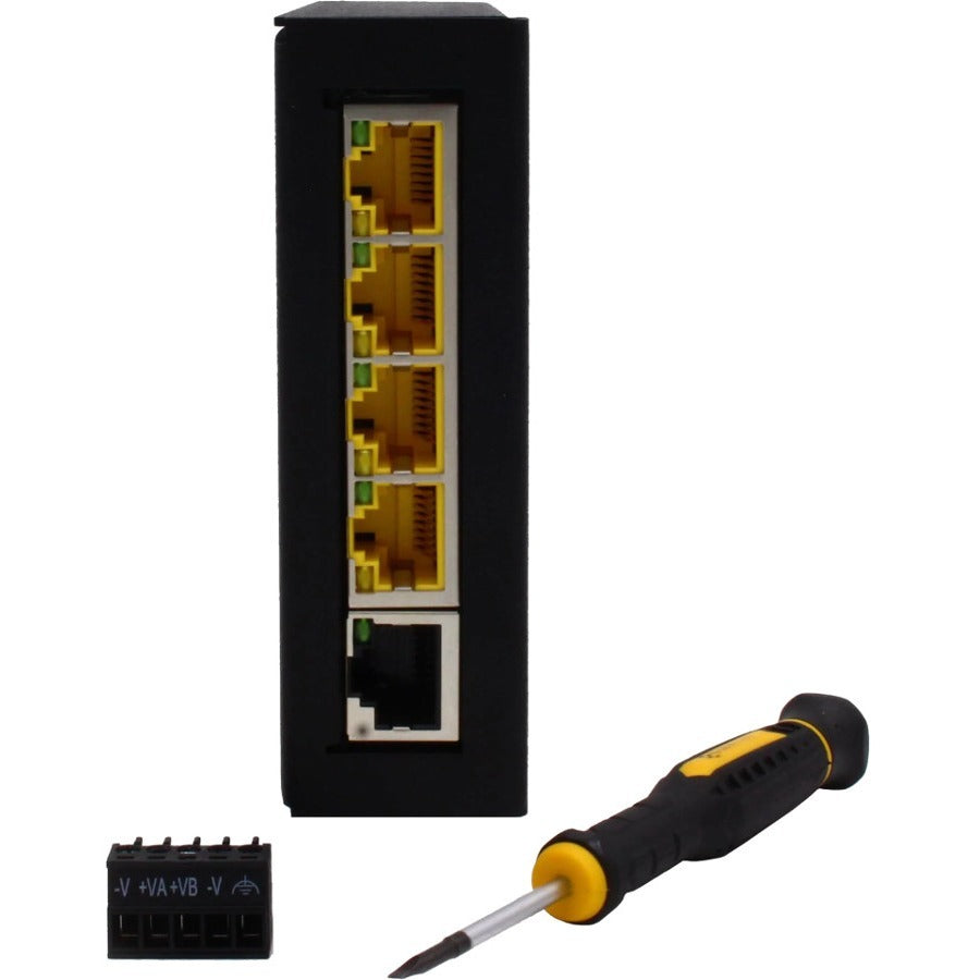 HARDENED IND 5 PORT POE 10/100