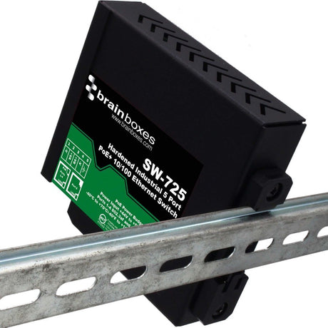 HARDENED IND 5 PORT POE 10/100