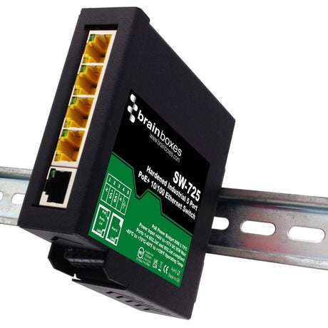 HARDENED IND 5 PORT POE 10/100