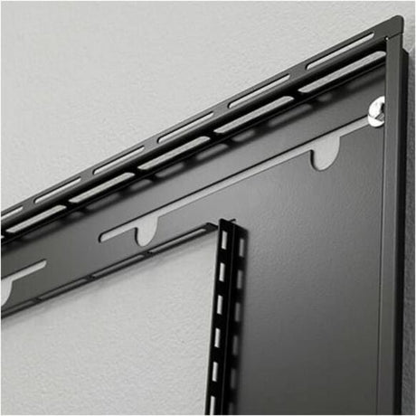 Chief Impact 50" On-Wall Kiosk - Protective Glass - Black