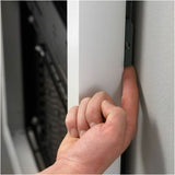 Chief Impact 50" On-Wall Kiosk - Protective Glass - Black