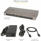 StarTech.com Thunderbolt 4 Dock, 96W Power Delivery, Single 8K / Dual Monitor 4K 60Hz, 3x TB4/USB4 ports, 4x USB-A, SD, GbE, 0.8m cable