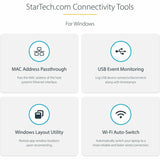 StarTech.com Thunderbolt 4 Dock, 96W Power Delivery, Single 8K / Dual Monitor 4K 60Hz, 3x TB4/USB4 ports, 4x USB-A, SD, GbE, 0.8m cable