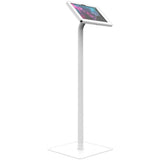 The Joy Factory Elevate II Floor Stand Kiosk for Surface Pro 8 (White)