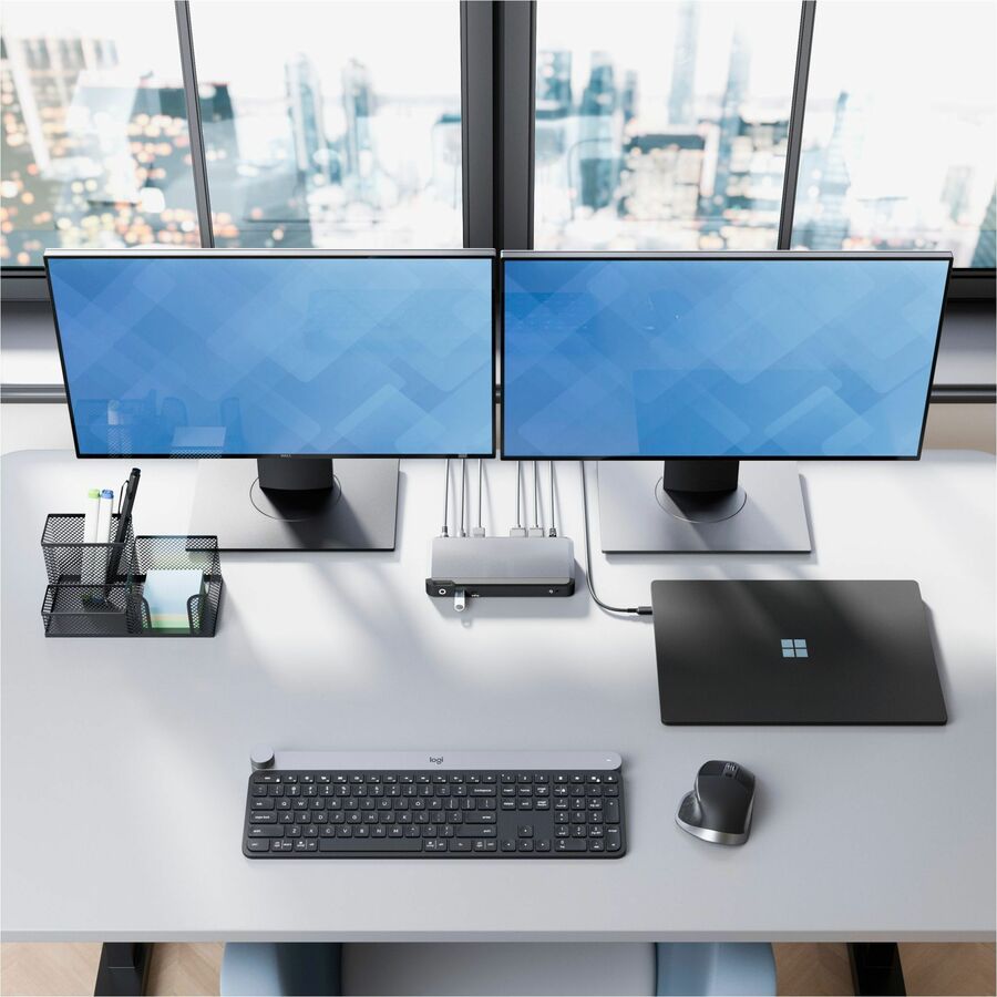 Alogic MX2 USB-C Dual Display DP Alt. Mode Docking Station - With 100W Power Delivery