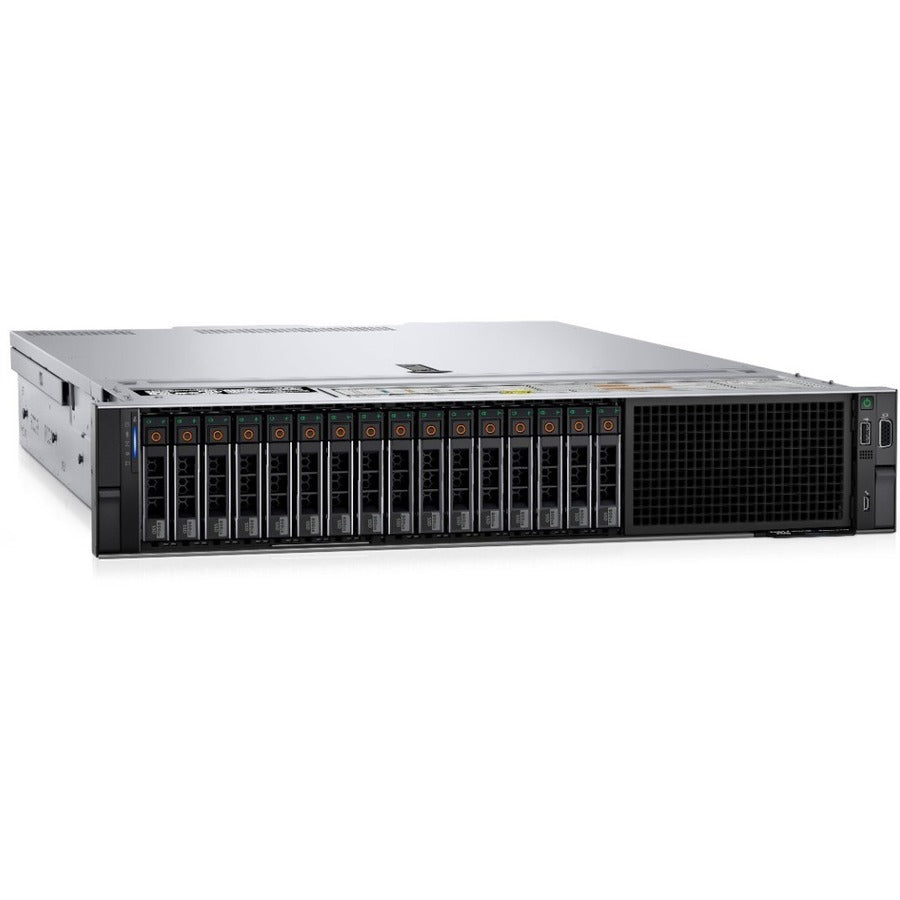 Dell EMC PowerEdge R550 2U Rack-mountable Server - 2 Xeon Silver 4310 2.10 GHz - 32 GB RAM - 2 TB HDD - (1 x 2TB) HDD Configuration - Serial ATA/600, Serial Attached SCSI (SAS) Controller