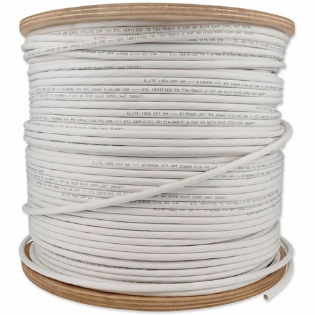 1000FT WHITE CAT6A UTP PVC