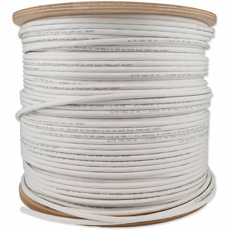 1000FT WHITE CAT6A UTP PVC