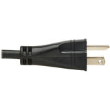 Eaton Tripp Lite Series Safe-IT Antibacterial Hospital-Grade Extension Cord, 5-15P to 5-15R - Green Dot, 13A, 125V, 16 AWG, Black, 10 ft. (3 m)