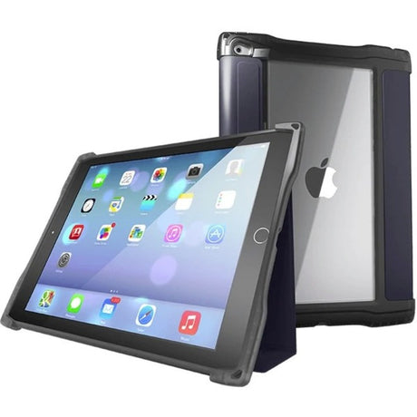 UZBL Folio Rugged Carrying Case (Folio) for 10.2" Apple iPad (9th Generation), iPad (8th Generation), iPad (7th Generation) Tablet - Deep Blue