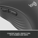 Logitech Signature M650 for Business Wireless Mouse, For Small to Medium Sized Hands, Logi Bolt, Graphite