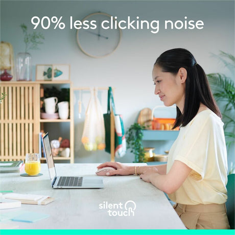 Logitech Signature M650 Wireless Mouse - For Small to Medium Sized Hands, 2-Year Battery, Silent Clicks, Rose